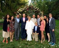 Glenn Close, John Malkovich and the cast of ‘The Wilde Wedding’.