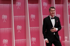 Jussi Vatanen on the Pink Carpet of Canneseries 2020