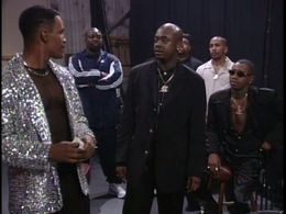 Jamie Foxx, Jo Jo Hailey, and K-Ci Hailey in The Jamie Foxx Show (1996)