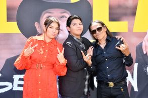 Zahn McClarnon, Paulina Alexis, and Lane Factor