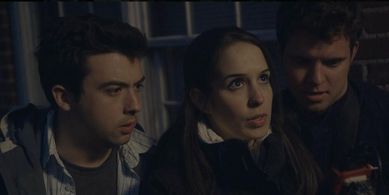 Chris M Kauffmann, Nicole Brimberry, and Tim Fox in Shadows on the Wall