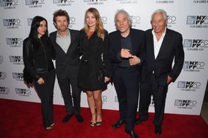Willem Dafoe, Abel Ferrara, Giada Colagrande, Chris Zois, and Cristina Chiriac at an event for Pasolini (2014)