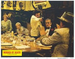 David Niven, Peter Falk, Truman Capote, Elsa Lanchester, and Estelle Winwood in Murder by Death (1976)