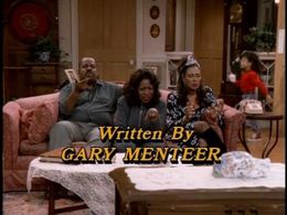 Reginald VelJohnson, Telma Hopkins, Bryton James, and Jo Marie Payton in Family Matters (1989)