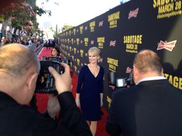 'Sabotage' LA premiere. March 2014