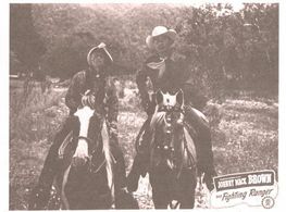 Johnny Mack Brown and Raymond Hatton in The Fighting Ranger (1948)