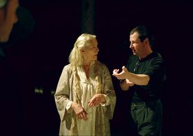 Lauren Bacall and Lars von Trier in Manderlay (2005)