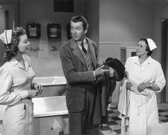 James Stewart, Peggy Dow, and Minerva Urecal in Harvey (1950)
