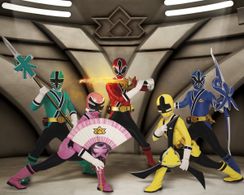 Erika Fong, Hector David Jr., Alexander P. Heartman, Brittany Anne Pirtle, and Najee De-Tiege in Power Rangers Samurai (