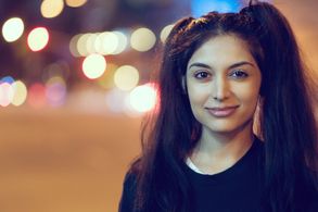 Fizaa Dosani at the Comedy Store in Hollywood