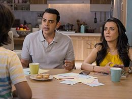 Jason D'Souza, Cyrus Sahukar, and Mini Mathur in Mind the Malhotras: Money Matters (2019)