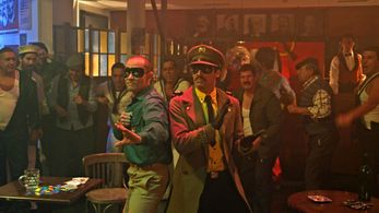 Gonçalo Waddington and David Chan Cordeiro in The Portuguese Falcon (2015)