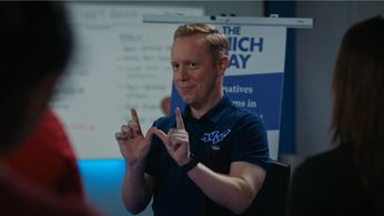 Colin Furlong as Gregg Which in Hudson & Rex.