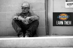 THE ULTIMATE BLUE COLLAR WORKER ACTOR CRISPIN ALAPAG DICKIES WORKWEAR WRANGLER