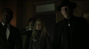 Dale Samms, Tyler East, Amanda Schull & Christopher Lloyd in 12 Monkeys -After