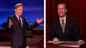 Conan O'Brien and Jimmy Pardo in Conan (2010)