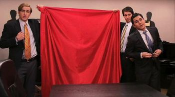 Kendall Schmidt, Carlos PenaVega, and James Maslow in Big Time Rush (2009)