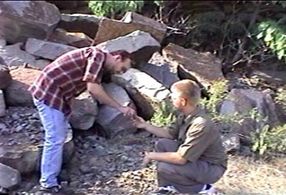 Isaak Partlow and Lawson Harris in Evil on Queen Street (2008)