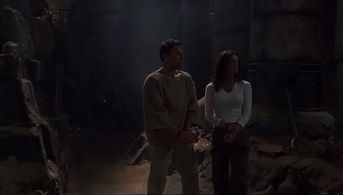 Jean-Claude Van Damme and Sofia Milos in The Order (2001)