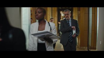 David Chandler, Ololade Olagbaye, and Iveta Mukuchyan in Agent 044: Operation Garni (2023)
