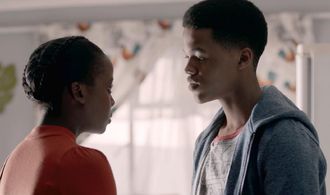 Still of Thuso Mbedu and Jezriel Skei in Shuga