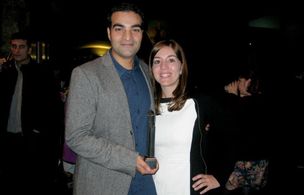 Martín Rosete and Maria Lahuerta at 2011 Gijon International Film Festival