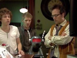 Robert Moloney and Keegan Joyce in K9 (2009)