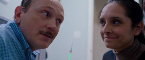 Pat Healy and Vanessa Benavente in 