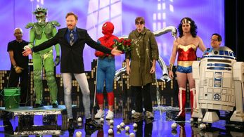Conan O'Brien, José Arroyo, Brian Stack, Pierre Bernard Jr., and Matt O'Brien in Conan (2010)