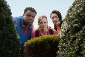 Jaquel Spivey, Angourie Rice, and Auli'i Cravalho in Mean Girls (2024)