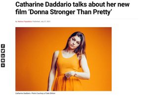 Catharine Daddario talks DONNA Stronger Than Pretty