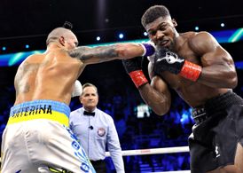 Anthony Joshua and Oleksandr Usyk in Sky Sports World Championship Boxing: WBA, WBO & IBF Heavyweight Titles: Oleksandr 