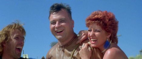Bertrand Cadart, Howard Eynon, and Amanda Muggleton in Mad Max (1979)