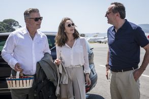Diane Lane, Alec Baldwin, and Arnaud Viard in Paris Can Wait (2016)