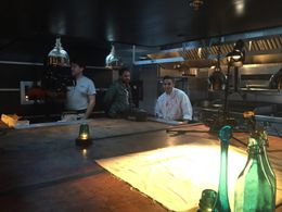 on set of Frank & Lola, Maynor Alvarado