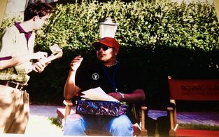 UPM Daniel Ramos on the set of 