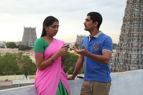 Siddharth and Lakshmi Menon in Jigarthanda (2014)