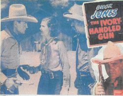 Buck Jones, Frank Rice, and Charlotte Wynters in The Ivory-Handled Gun (1935)