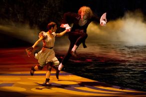 John Clarke and Erica Linz in Cirque du Soleil: Worlds Away (2012)