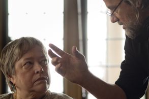 Kathy Bates and François Girard in Boychoir (2014)