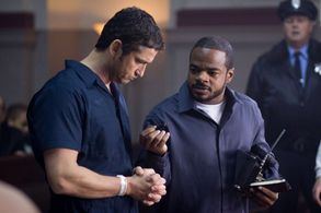 Gerard Butler and F. Gary Gray in Law Abiding Citizen (2009)