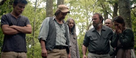 Larry Fessenden, Marvin Starkman, Katie Groshong, and Daniel Manche in Jug Face (2013)