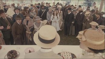 Geraldine James, R.H. Thomson, Dalmar Abuzeid, Ashleigh Stewart, and Amybeth McNulty in Anne with an E: The Summit of My