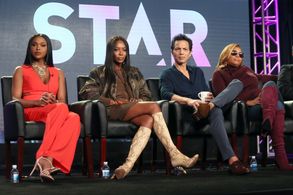 Benjamin Bratt, Queen Latifah, Naomi Campbell, and Amiyah Scott