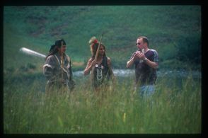 Will Payne directs a scene during the filming of XCU: Chakota Girl