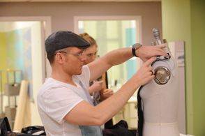 Kayne Gillaspie and Althea Harper in Project Runway All Stars (2012)