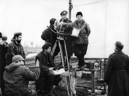 Aleksey German and Viktor Pavlov in Trial on the Road (1986)