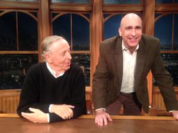 Jonathan Morano with legendary producer Peter Lasally.