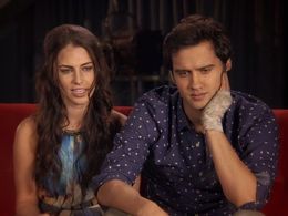 Michael Steger and Jessica Lowndes in 90210: We All Fall Down (2013)