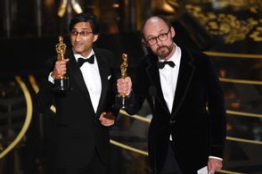 James Gay-Rees and Asif Kapadia at an event for The Oscars (2016)